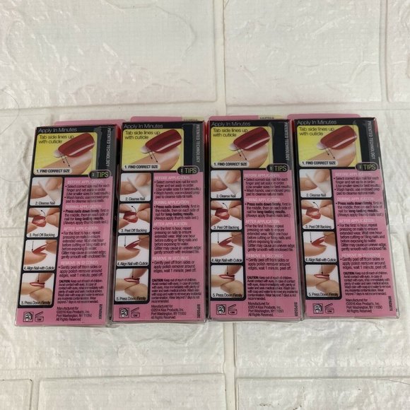 Kiss Impress Gel Manicure Press on Nails LOT OF 4 - Picture 5 of 5